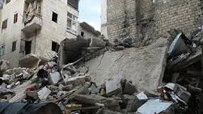 مصرع ربة منزل وأصابة 5 أفراد من العائلة لأنهيار منزل بالطوب اللبن  بأسيوط 
