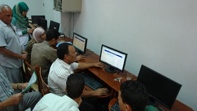 إقبال متوسط من طلاب المرحلة الأولى فى أول يوم تنسيق بجامعة المنيا