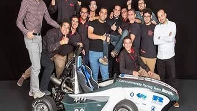 فريق هندسة جامعة القاهرة  يفوز بجائزة التحدى في مسابقة فورميولا لطلاب الجامعات بالمانيا