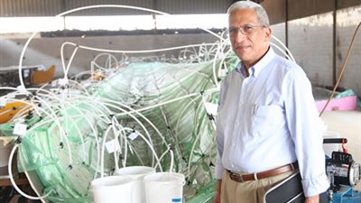 الجامعة البريطانية فى مصر تنتج أول ريشة لتوليد الطاقة من الرياح