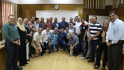 منحة (TOT) للإعلاميين بنى سويف في مركز تنمية الموارد البشرية بالجامعة
