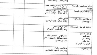 ننشر..مواعيد الكشف الطبي لطلاب كلية التربية الرياضية المستجدين بجامعة طنطا