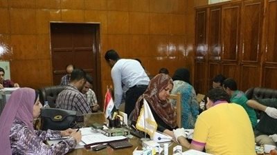 رئيس جامعة بنى سويف قافلة طبية لإكتشاف مرضى السكرى الغير مشخصين
