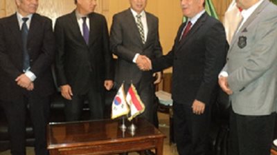 رئيس جامعة بنها يستقبل المستشار الثقافى الكورى ضمن فعاليات الأسبوع الثقافى الكورى
