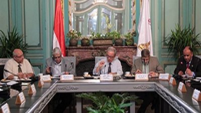 إجتماع مجلس إدارة مركز التعليم المفتوح بجامعة عين شمس