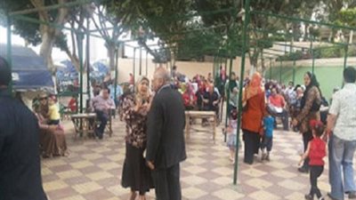 بدء توافد الناخبين على لجان هيئة التدريس بجامعة القاهرة