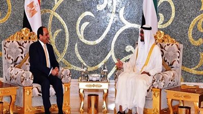 زيارة السيسى تتصدر وسائل الاعلام الإماراتية