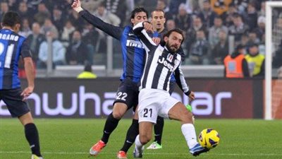 الانتر فى مواجهة السيدة العجوز فى قمة الكالتشيو