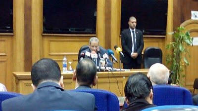 عاجل.. بدء المؤتمر الصحفى للهلالي بديوان عام الوزارة