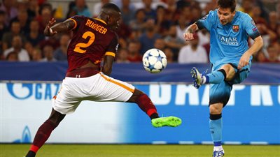 قمة نارية بين روما والاسود الكتالونية