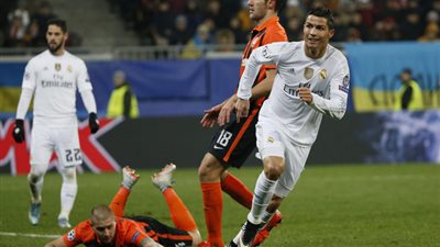 بالفيديو ..اهداف مباراة ريال مدريد وشاختار 4-3
