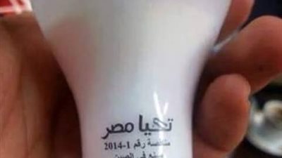 بالصور| لمبات تحيا مصر 