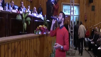 بالفيديو| بعد تألقه في حفل جامعة سوهاج.. محمد صفوت المنشد الأول بوزارة ثقافة مصر