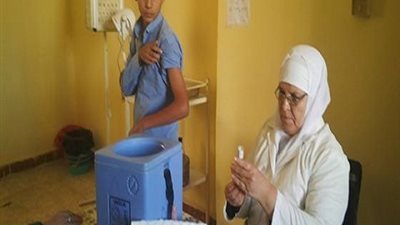 حملة تطعيمات ضد الالتهاب السحائي  بمدارس الإسماعيلية