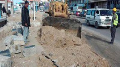 تحرير 136محضر وإزالة مرافق بمركز أبوتيج بأسيوط