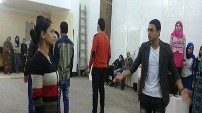 بالصور| لجنة من وزارة الشباب تزورجامعة سوهاج لتقييم مركز الفنون