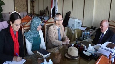 نقيب المعلمين يلتقي وفد الوكالة اليابانية للتعاون الدولي لبحث الإرتقاء بكافة المجالات التعليمية