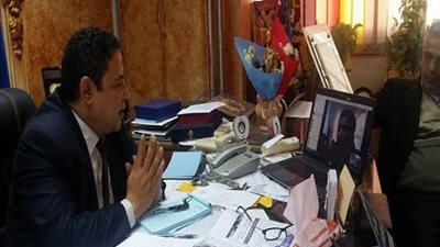 وكيل تعليم دمياط يجتمع مع مديري الادارات لمتابعة امتحانات الفصل الدراسي الاول