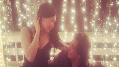 بالصور| محمد منير يغازل عبير صبري