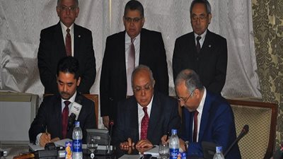 الشيحي يشهد توقيع برتكول تعاون بين 