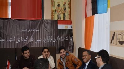 بالصور|الجالية المصرية بأوكرانيا تحتفل بالذكرى الخامسة لثورة ينايروتنتخب ممثلها بمدينة ايفانوفرانكوفسك