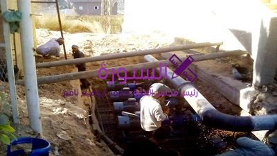 الانتهاء من انشاء 3 محطات جديدة لمياه الشرب بحواويش سوهاج مايو المقبل