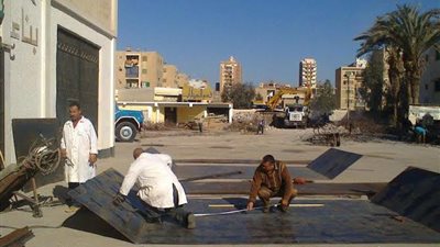 هو دا التعليم.. طلاب مدرسة فى الإسماعيلية يصنعون معديتين لنقل الركاب 