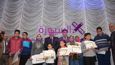 بالصور.. الهلالى والمغازى يشهدان حفل تسليم جوائز الطلاب الفائزين فى مسابقة 