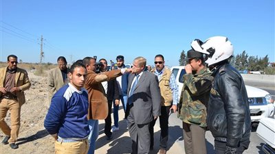 محافظ الإسماعيلية يسحب رخصة سيارة لوري بالطريق الصحراوي 