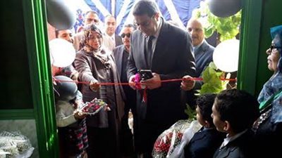 بالصور| افتتاح معرض القرائية بمدرسة اشتوم الجميل ببورسعيد