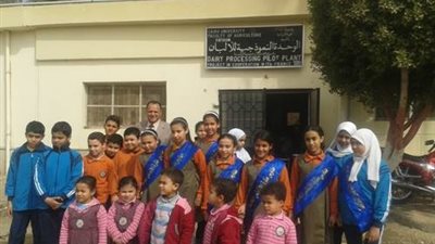 بالصور .. كلية الزرعة بالفيوم تستقبل وفد من طلاب مدرسة منارة الأندلس