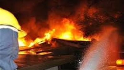 اندلاع حريق بمصنع كيما في أسوان 