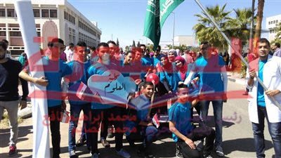 تربية العريش تفوز بالمركز الأول في كرنفال الأسر الطلابية بجامعة القناة