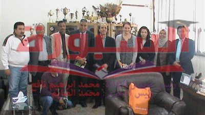 معهد جوتا الألمانى فى زيارة لجامعة سوهاج