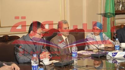 نصار يلتقى وفد المكتب الوطنى الصينى للتعاون الدولى