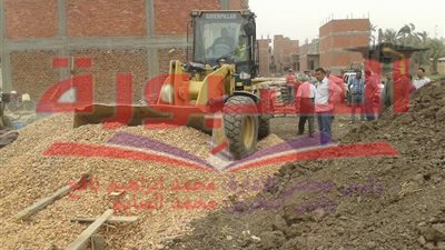 إزالات تعٍد على أراٍض زراعية بالقوصية بأسيوط