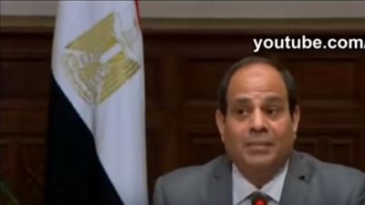 بالفيديو| شاهد لحظة انفعال السيسى 