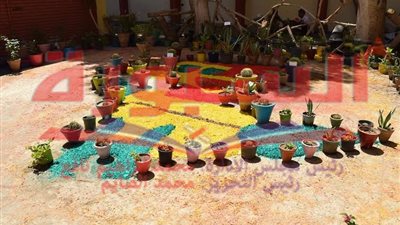 المعرض السنوى الثامن للزهور بجامعة سوهاج