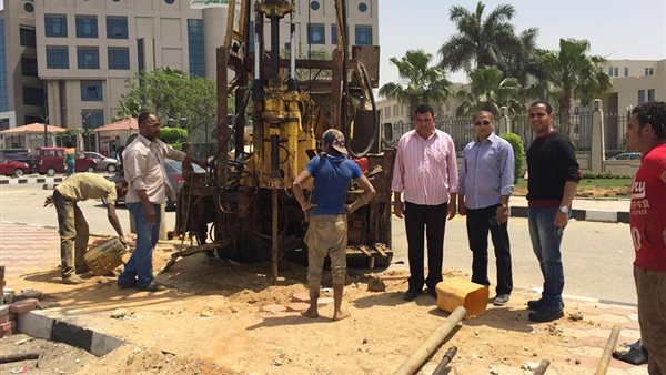 اثناء البدء في حفر