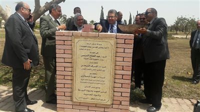 بالصور| الشيحى يضع حجر الأساس لعدد من المنشآت بمدينة الأبحاث العلمية 