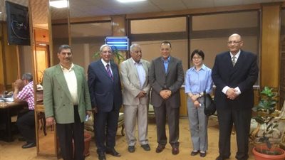 ممثلة الجايكا اليابانية تستعرض التعاون مع جامعة القناة 