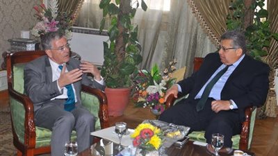 بالصور| الشيحي يبحث مع سفير المانيا التسهيلات اللازمة للباحثين الألمان الدارسين بالجامعات المصرية