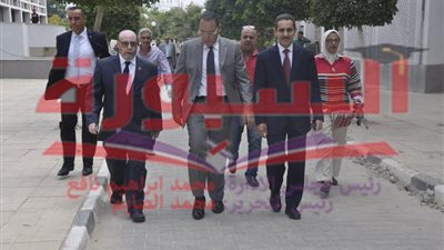 رئيس جامعة القناة يتفقد كلية الزراعة بعد حصولها على الاعتماد و الجودة
