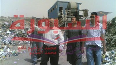 إزالة 35 حالة تعدى وتحرير 48 محضر تنظيم وتفقد مصنع تدوير القمامة بالقوصية