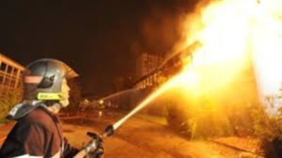 مصرع 3 اطفال اثر حريق هائل بالعاشر من رمضان