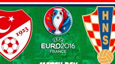 بث مبــاشر.. تركيا وكرواتيا بـ يورو2016