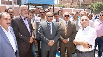 بالصور افتتاح محطتى صرف كفر القلشى والقلشى بمركز تلا