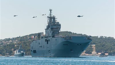 بدء فعاليات التدريب البحري المصري الفرنسي المشترك بمشاركة  حاملة الطائرات جما