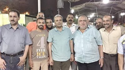 نصار يشارك العاملين بالمركز الاجتماعى الافطار ومبارة لكرة القدم