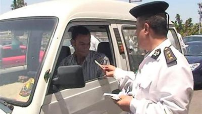 7927مخالفة مرورية بالمنوفية وازالة 1831 حالة اشغالات